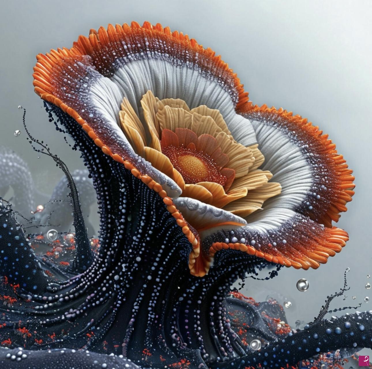 quadri in vendita online - Fantastic big flower 
