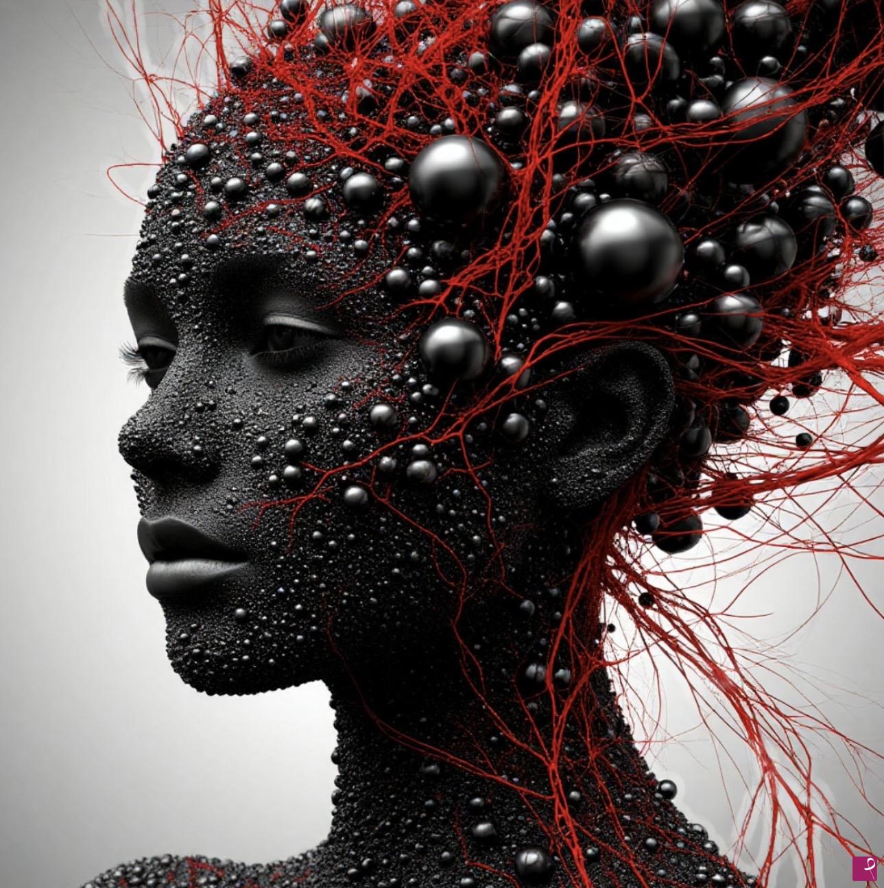 quadri in vendita online - Fantastic Face girl