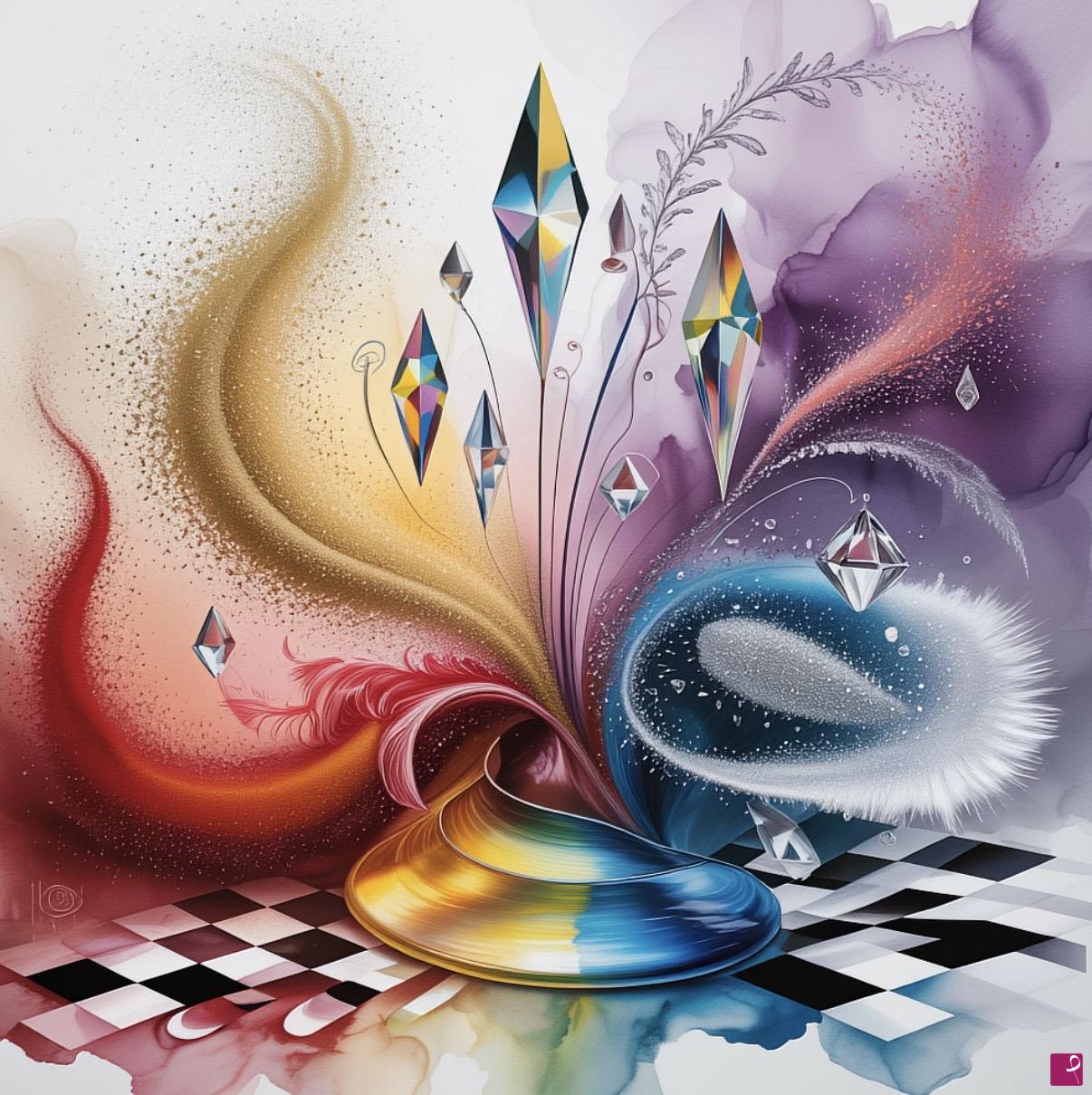 quadri in vendita online - Fantastic flower 