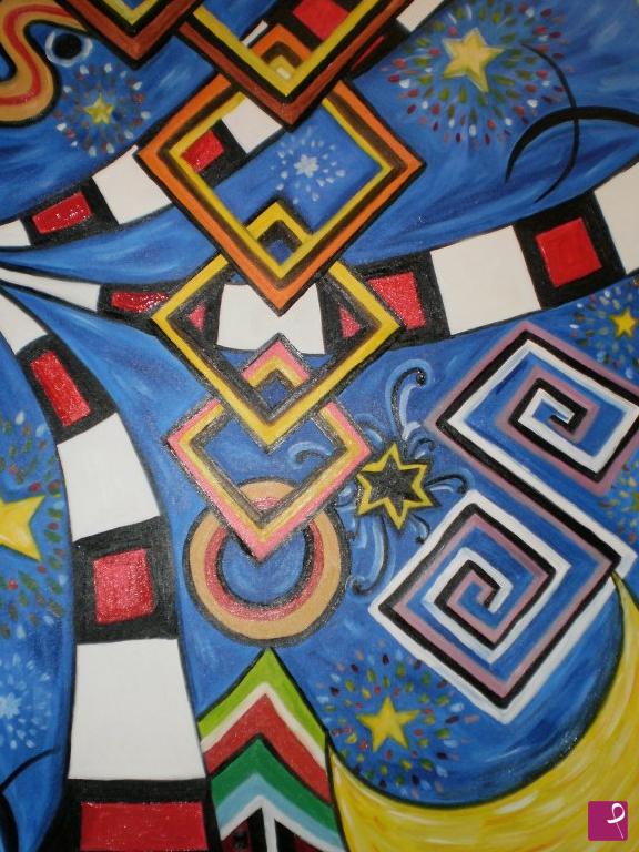 quadri in vendita online - Fantasy of moons and stars
