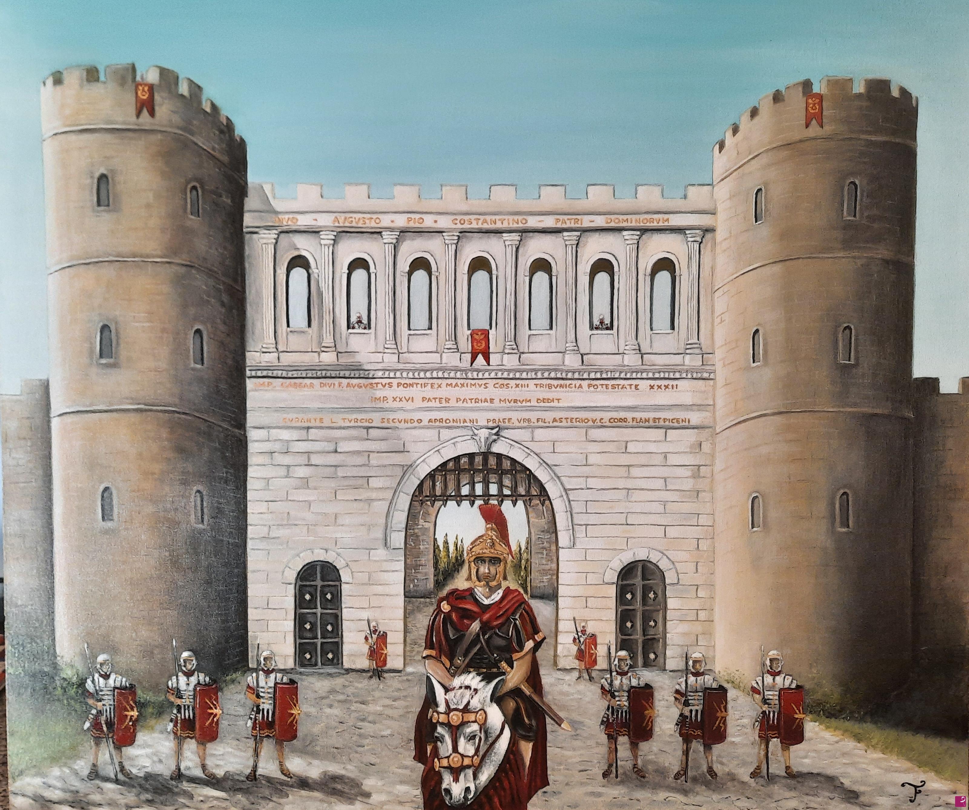 quadri in vendita online - Fanum Fortunae 14 d.c.