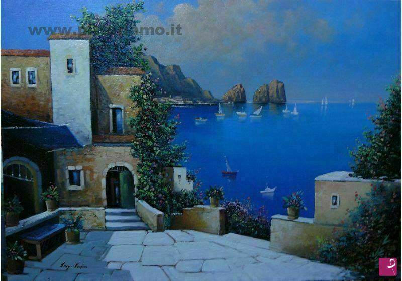 quadri in vendita online - Faraglioni di Capri