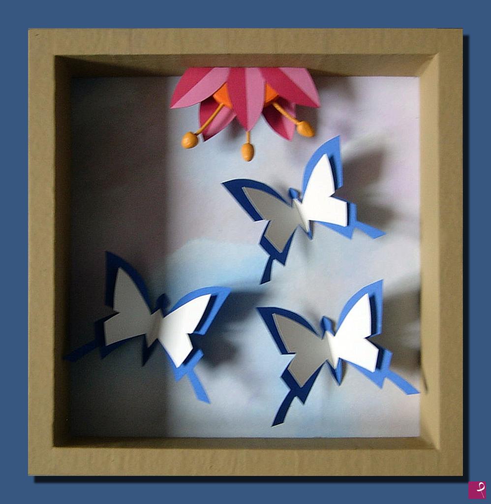 quadri in vendita online - farfalle blu