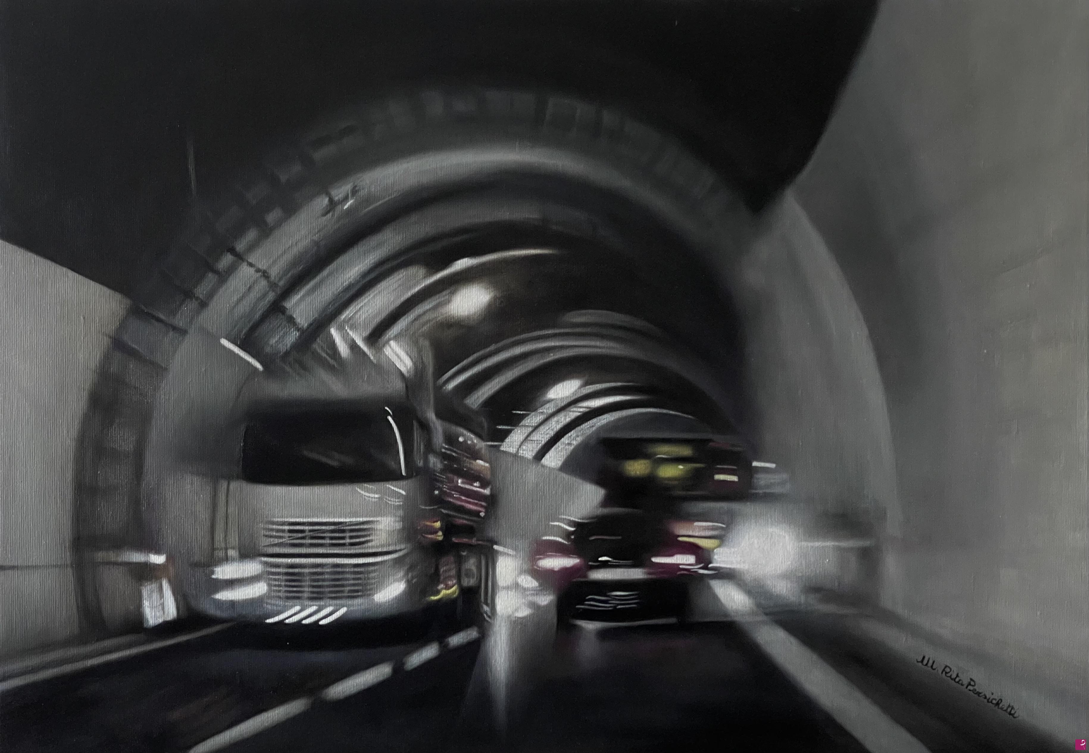 quadri in vendita online - Fari nel tunel  1