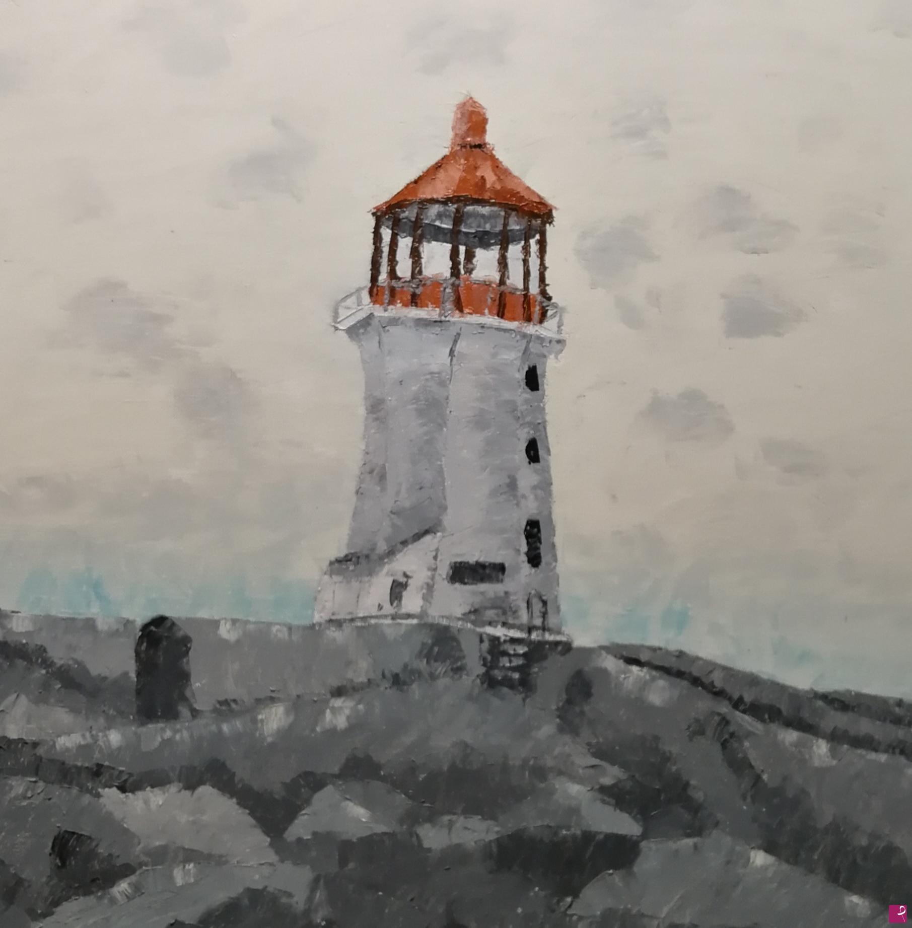 quadri in vendita online - Faro di Peggy's Cove