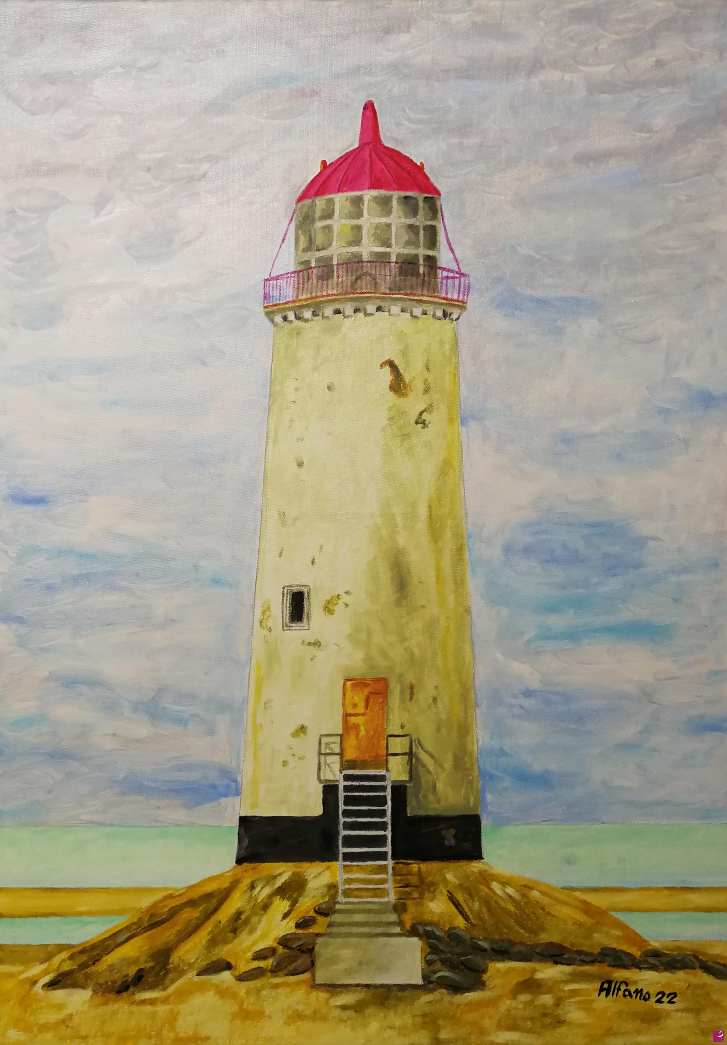 quadri in vendita online - Faro di Point of ayr - Talacre