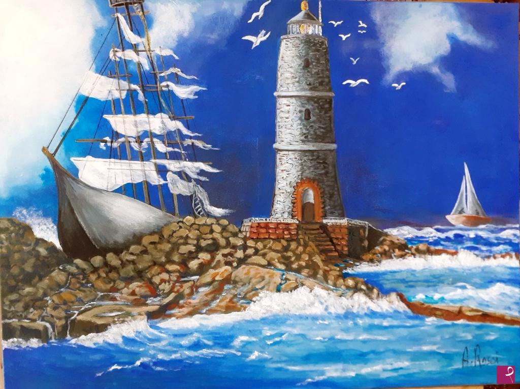 quadri in vendita online - FARO MANGIABARCHE- SARDEGNA