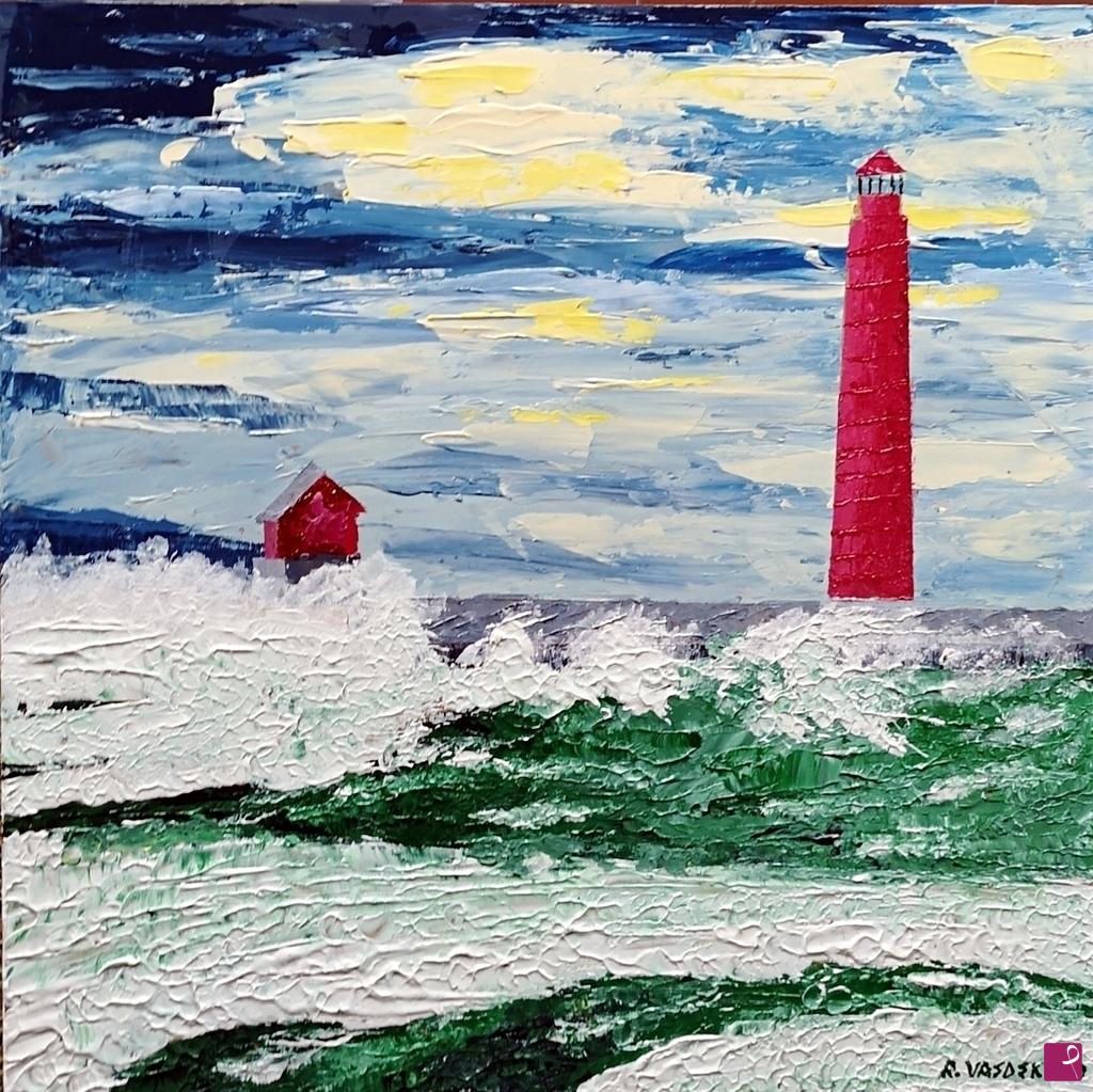 quadri in vendita online - FARO ROSSO