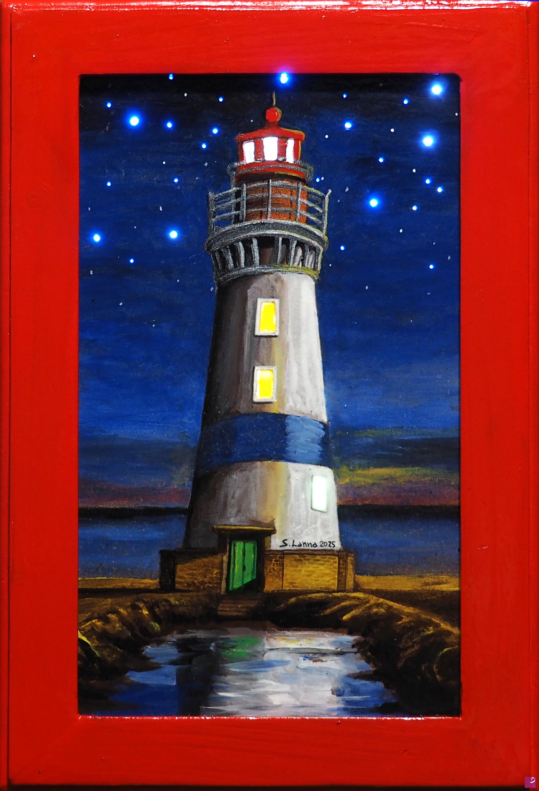 quadri in vendita online - Faro solitario