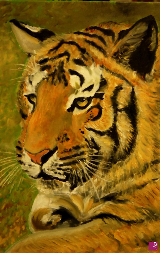 quadri in vendita online - Fasano 1991 - La Tigre