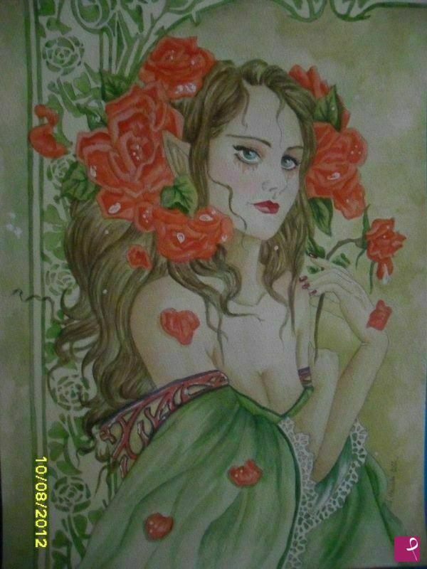 quadri in vendita online - fata delle rose