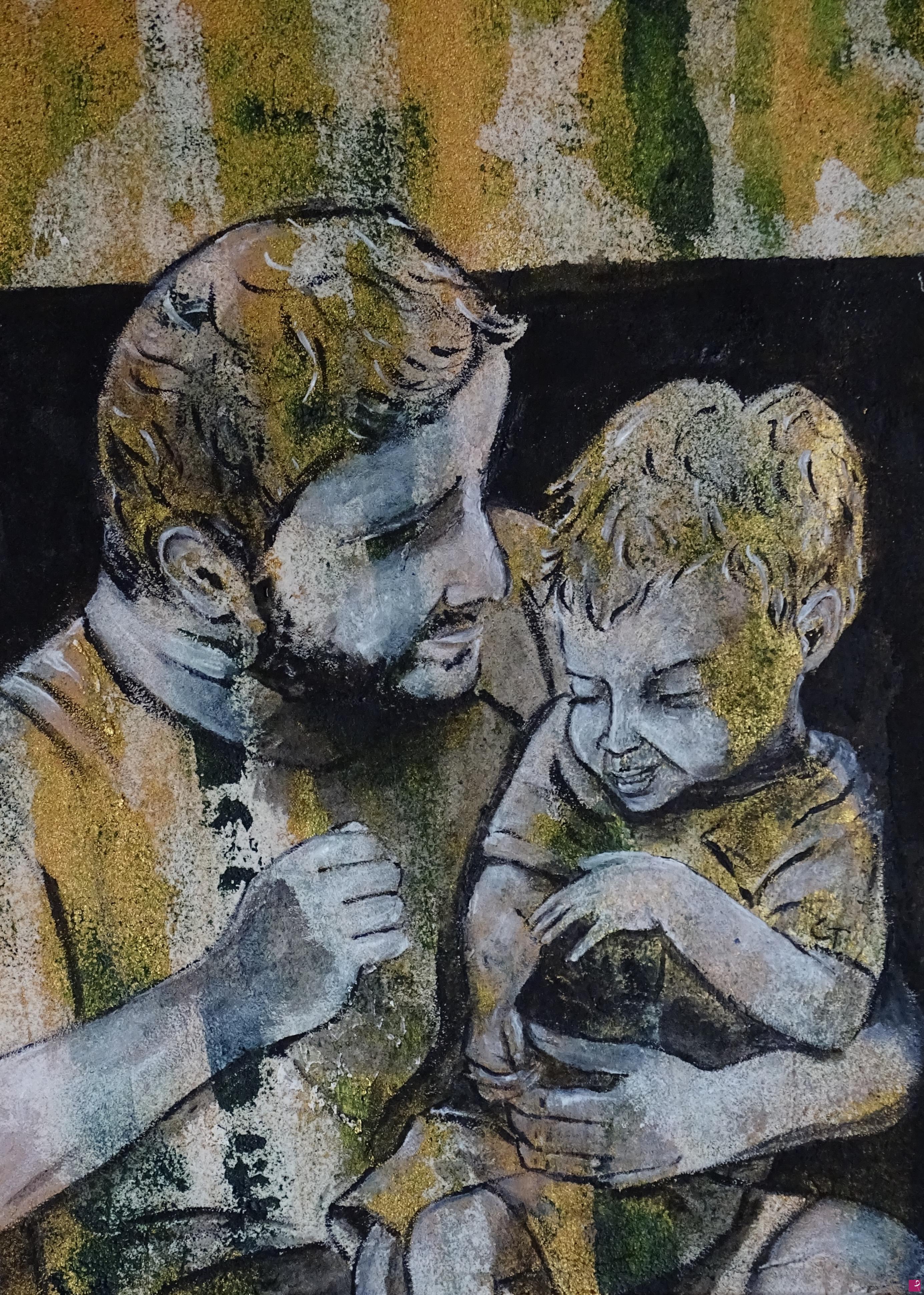 quadri in vendita online - FATHER AND SON