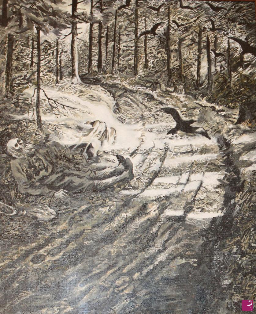 quadri in vendita online - Fattigmannen (the pauper) [Theodor Kittelsen]