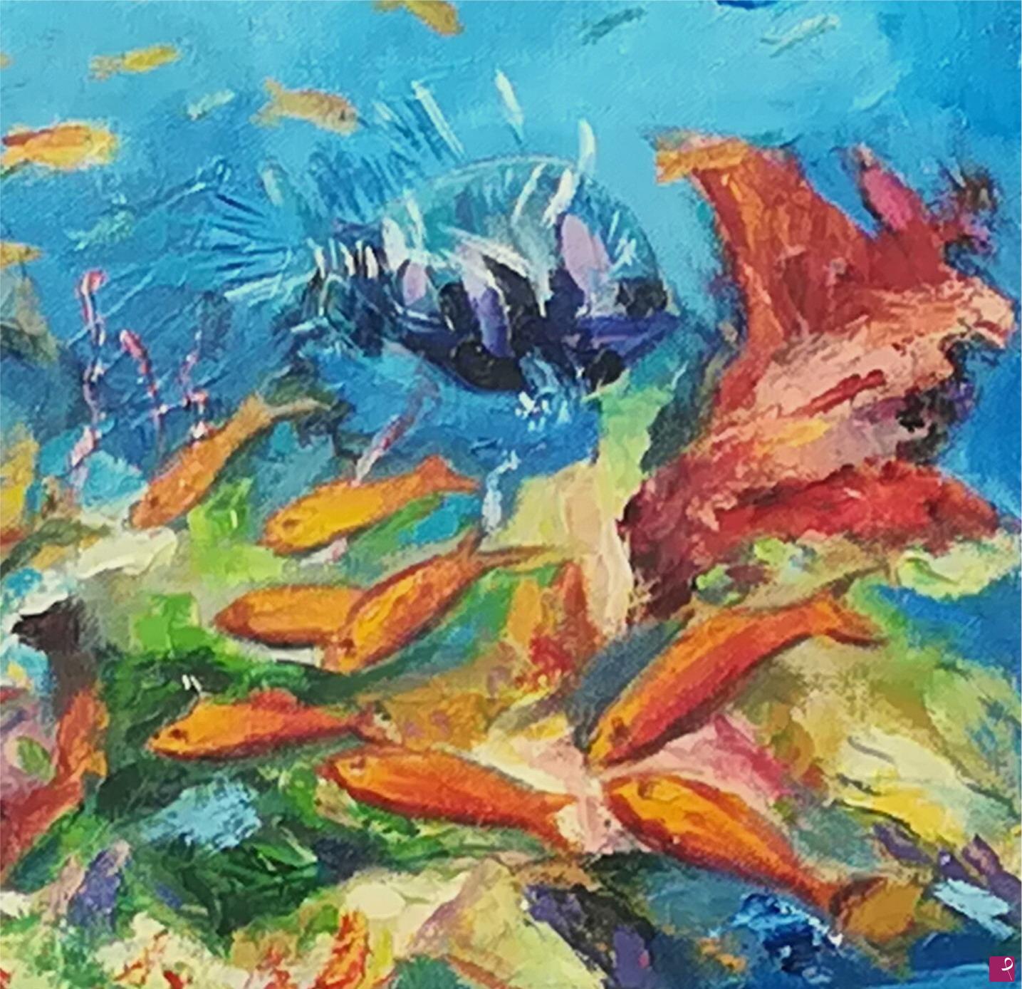 quadri in vendita online - Fauna e flora marina