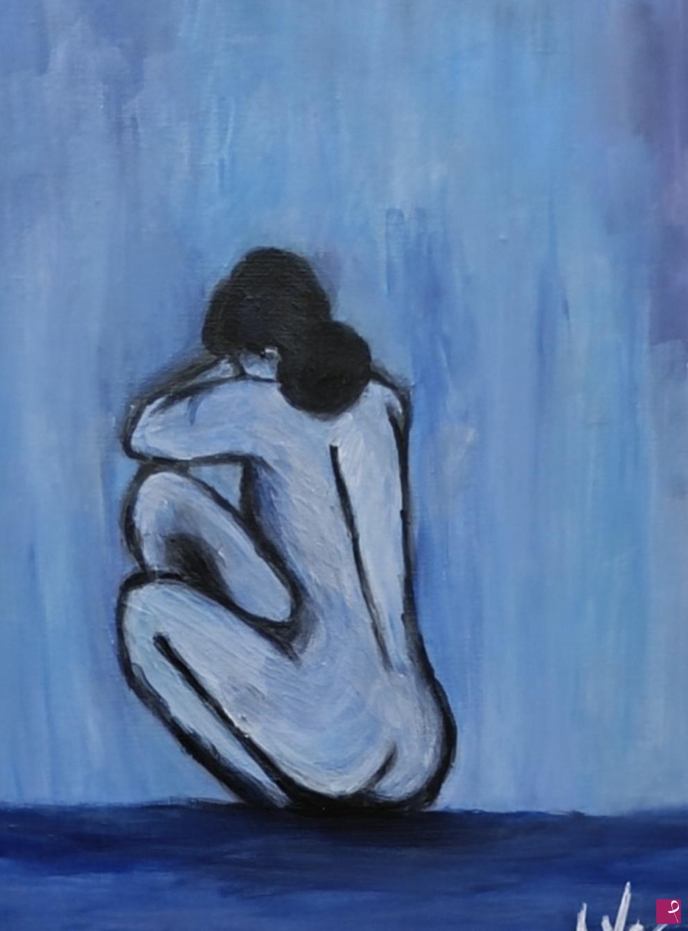 quadri in vendita online - Feeling blue
