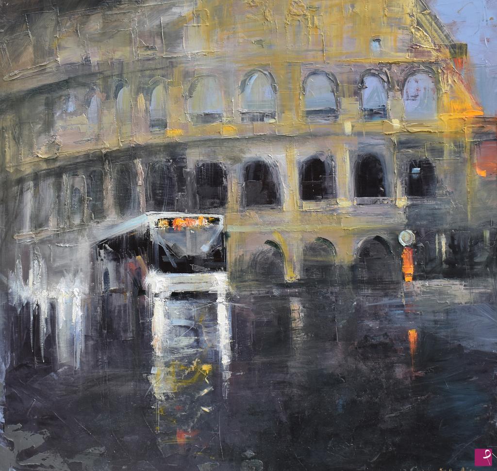 quadri in vendita online - Fermata Colosseo 