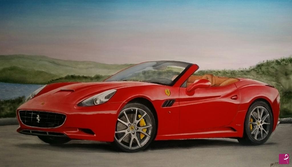 quadri in vendita online - Ferrari california 