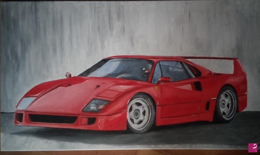 quadri in vendita online - Ferrari F40