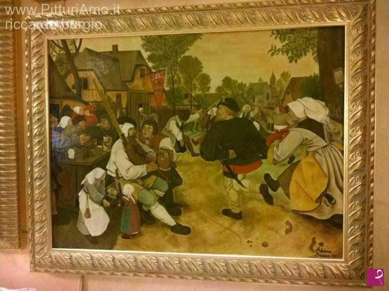 quadri in vendita online - festa di paese bruegel