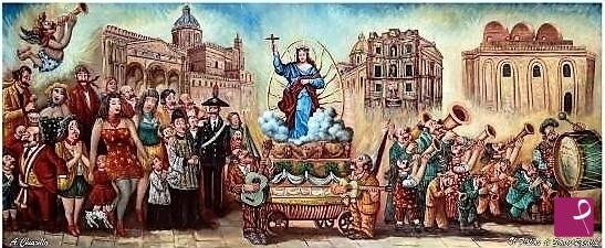 quadri in vendita online - Festino S. Rosalia di Palermo
