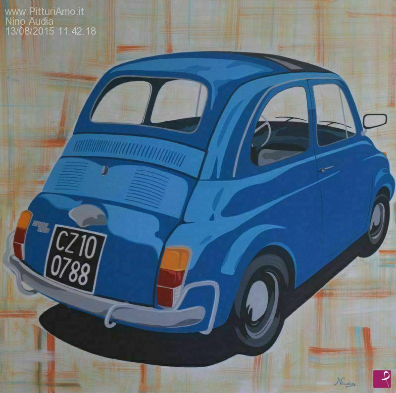 quadri in vendita online - Fiat 500
