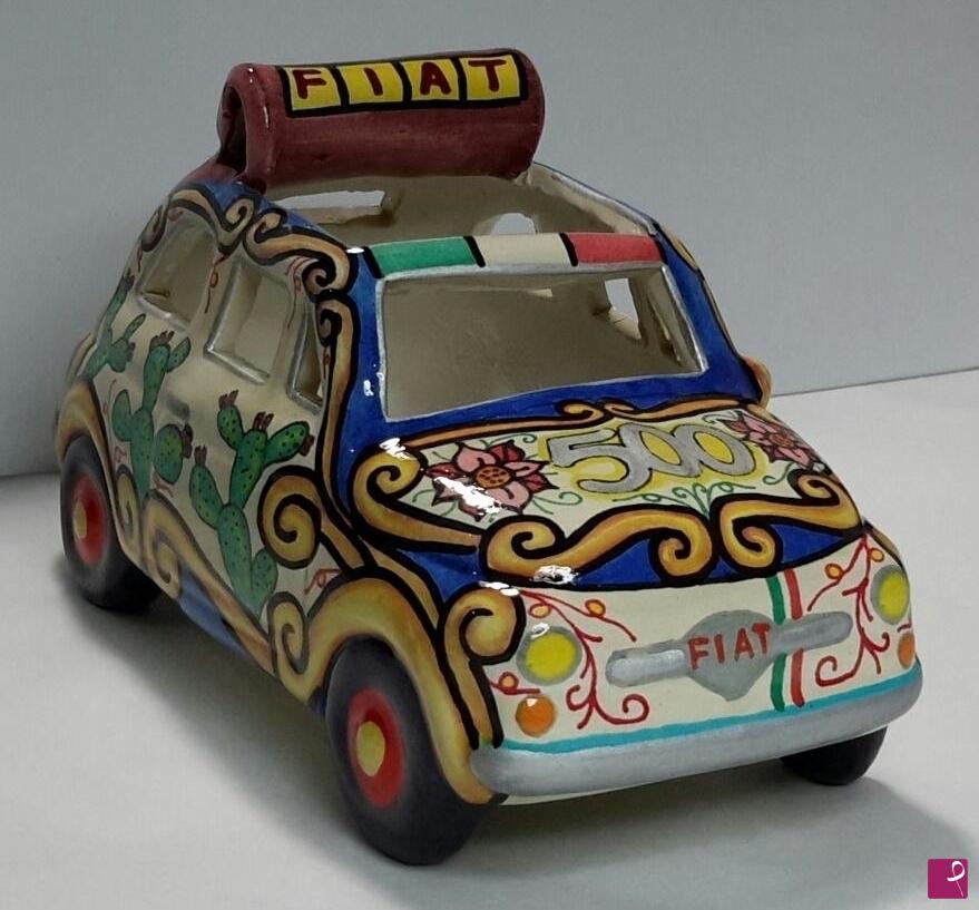 quadri in vendita online - FIAT 500 " MADE in SICILY"