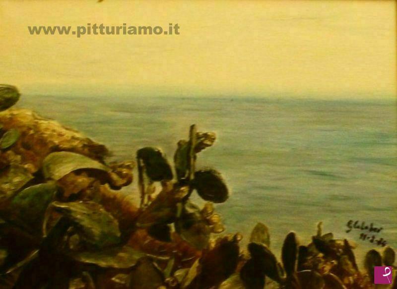 quadri in vendita online - Fichi d'india
