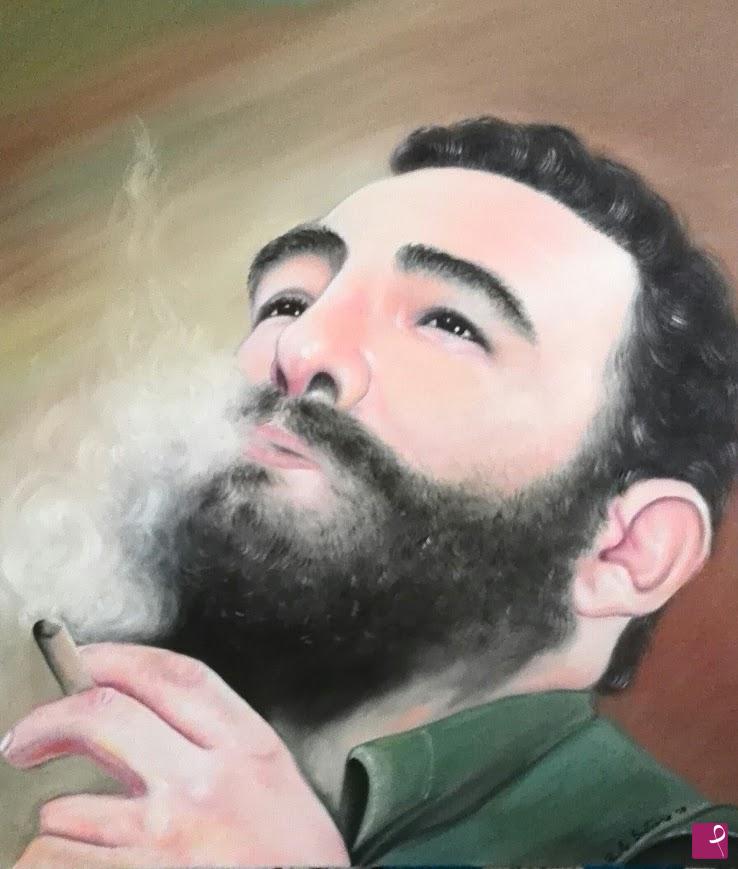 quadri in vendita online - Fidel Castro
