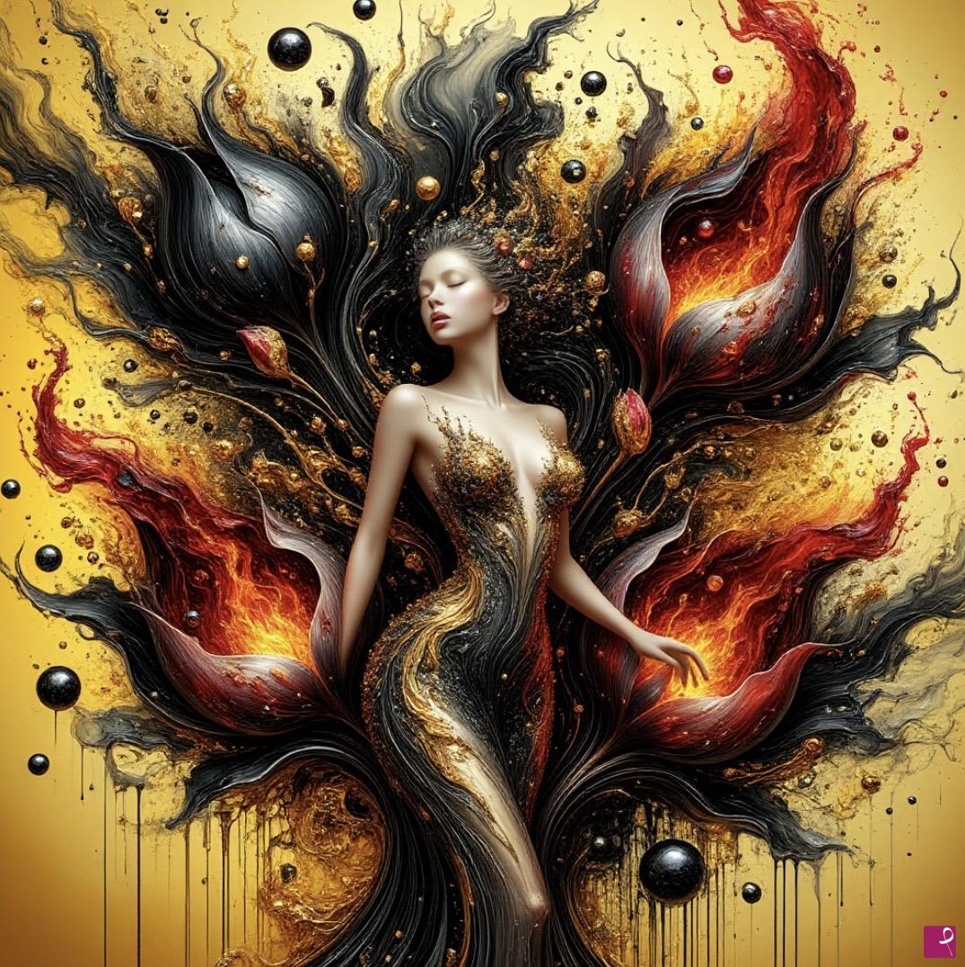 quadri in vendita online - Fiery Lady
