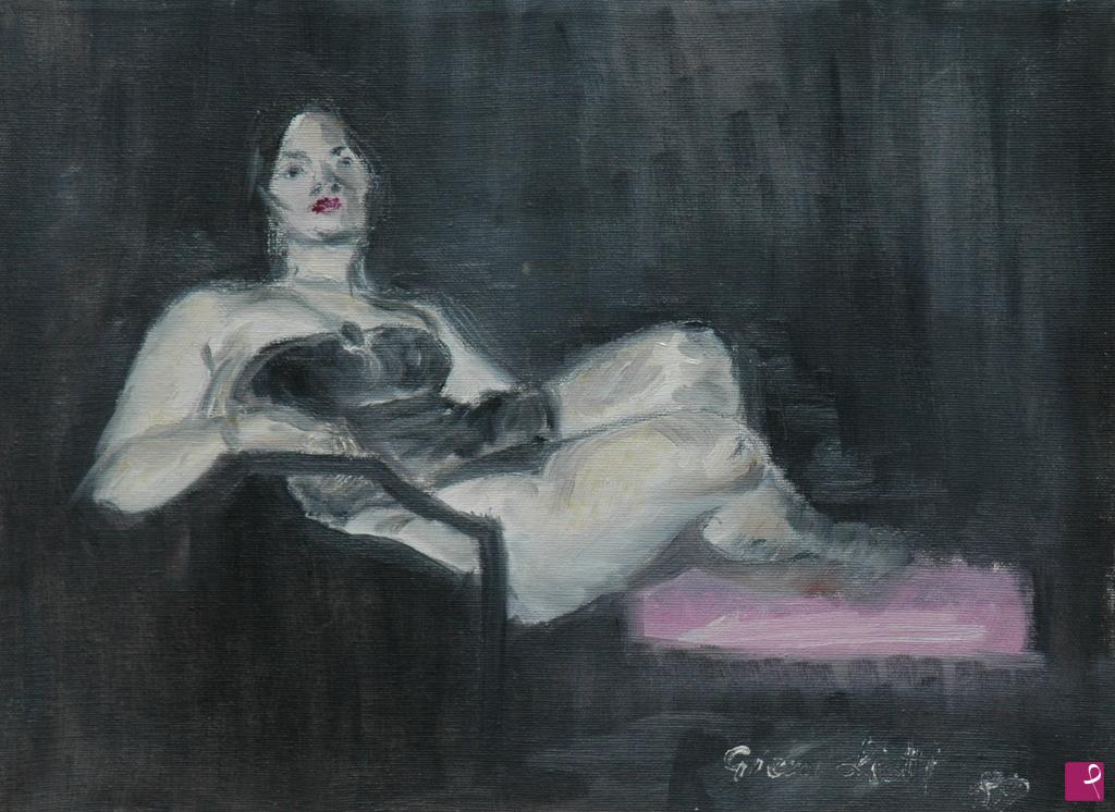 quadri in vendita online - figura di donna