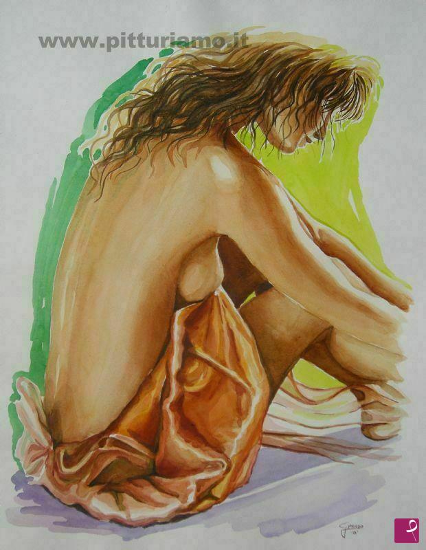 quadri in vendita online - Figura di donna