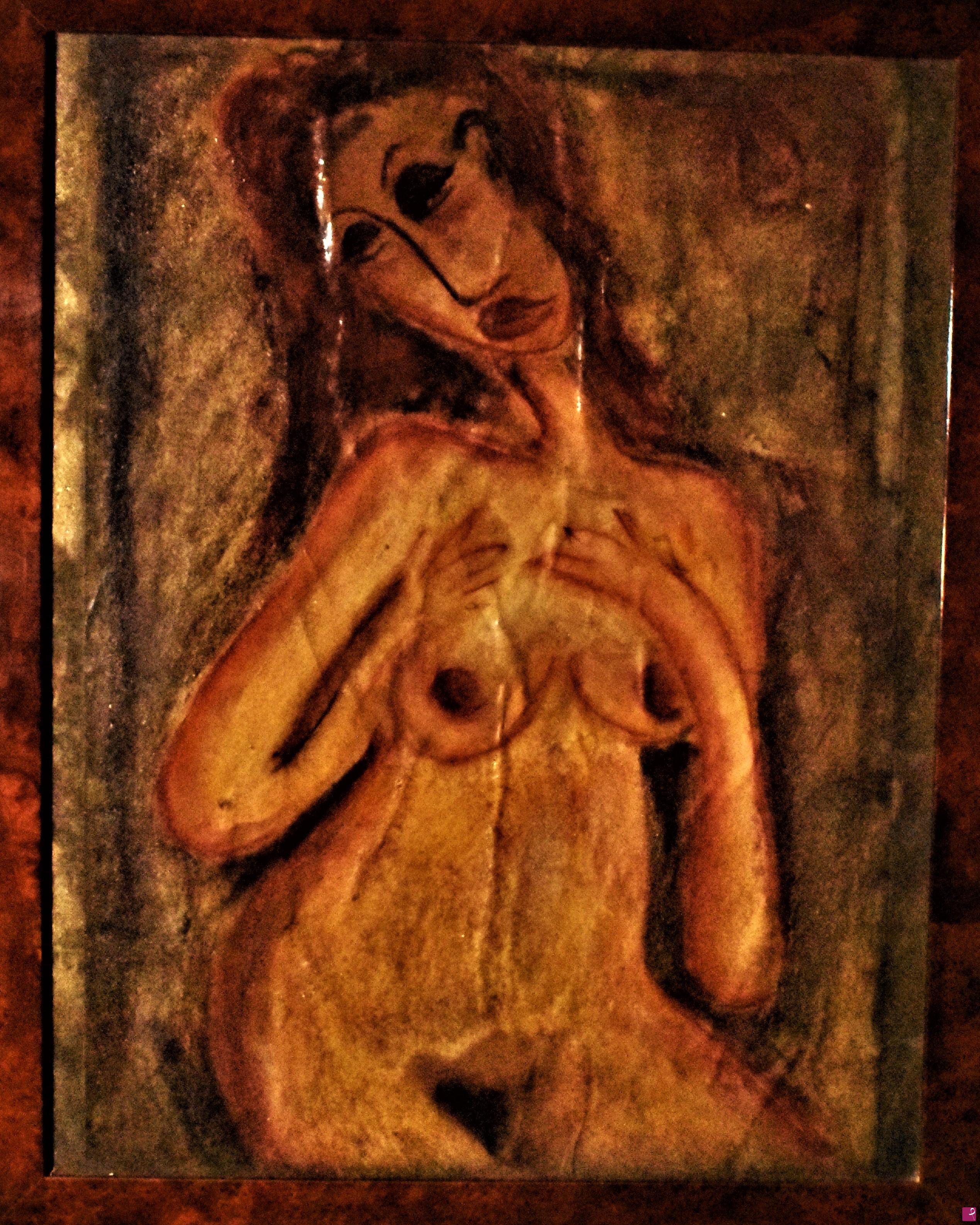 quadri in vendita online - Figura di donna nuda