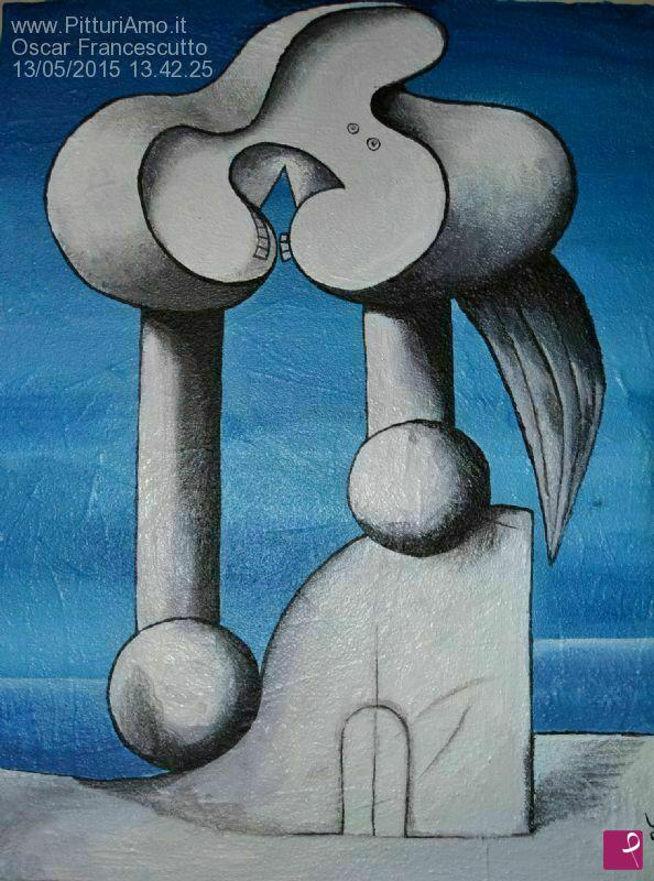 quadri in vendita online - Figure in Riva al Mare ( P. Picasso )