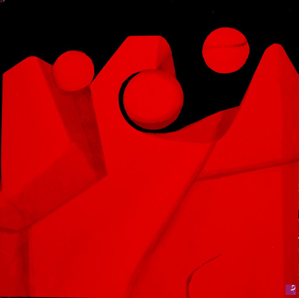 quadri in vendita online - Figure in Rosso