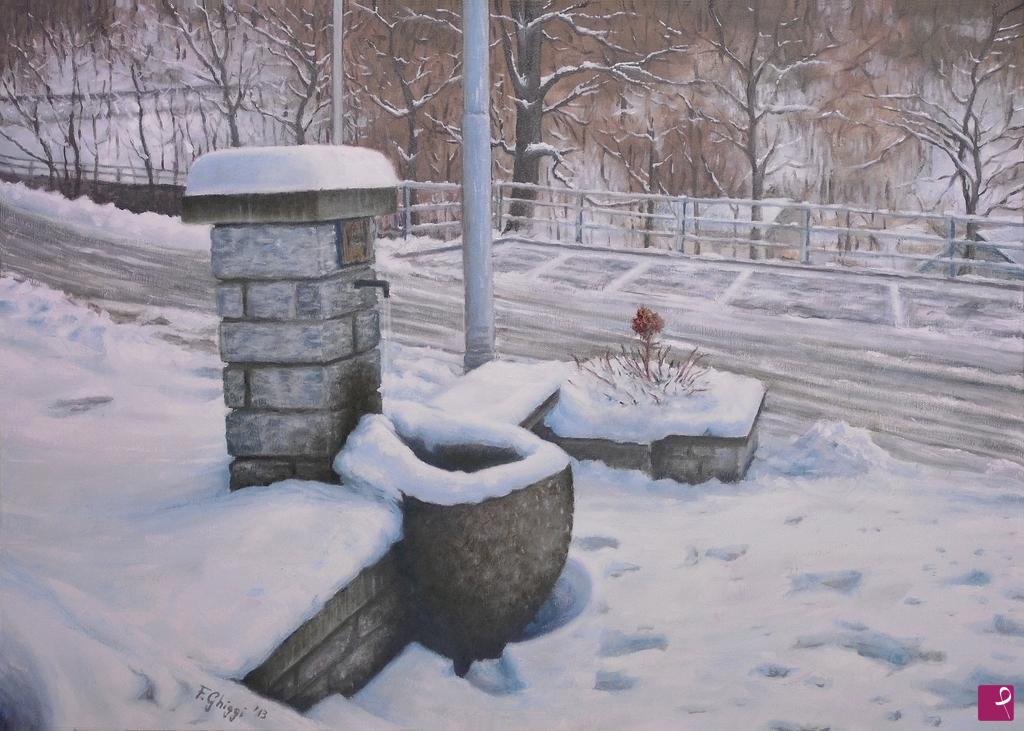 quadri in vendita online - Fiore d'inverno