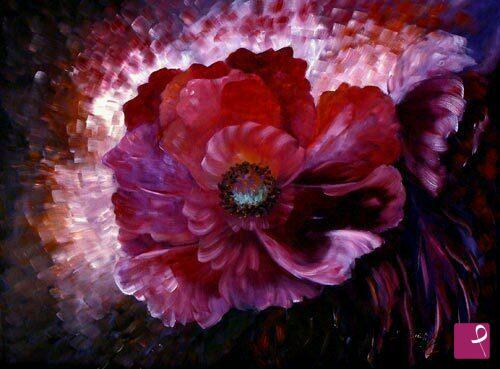 quadri in vendita online - Fiore in macro