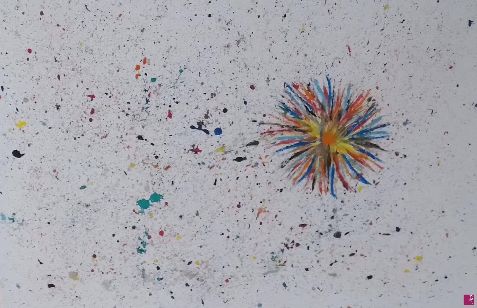 quadri in vendita online - Fiore multi colore