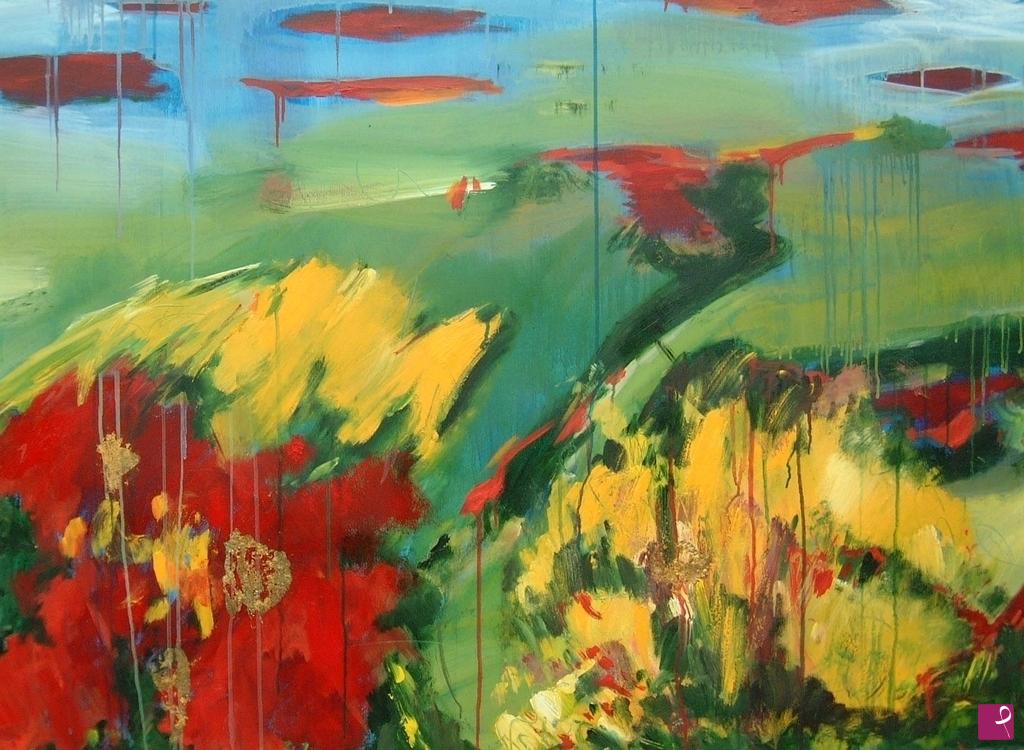 quadri in vendita online - fiore rosso