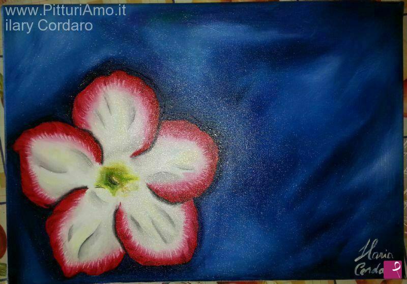 quadri in vendita online - fiore solitario