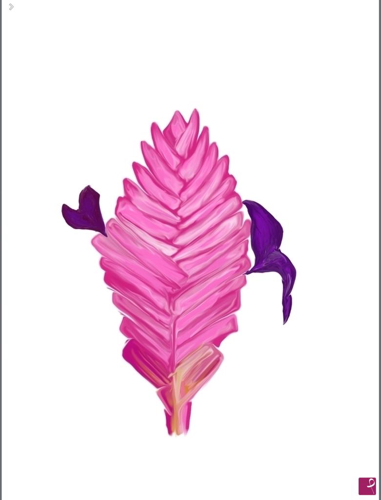 quadri in vendita online - Fiore Tropicale 
