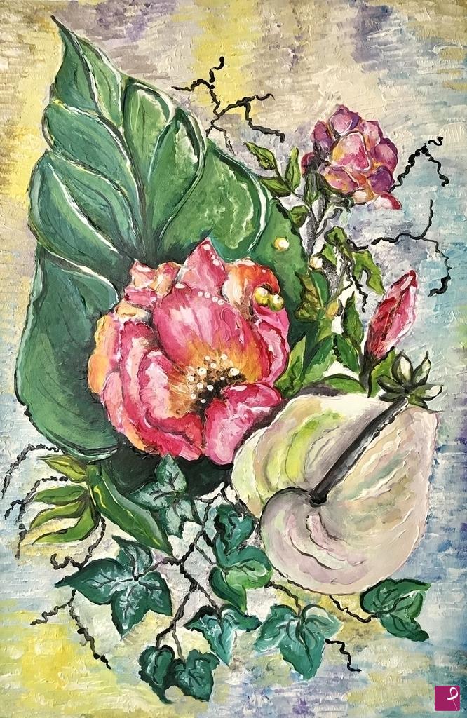 quadri in vendita online - Fiori