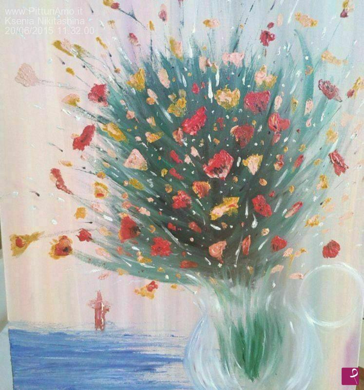 quadri in vendita online - Fiori
