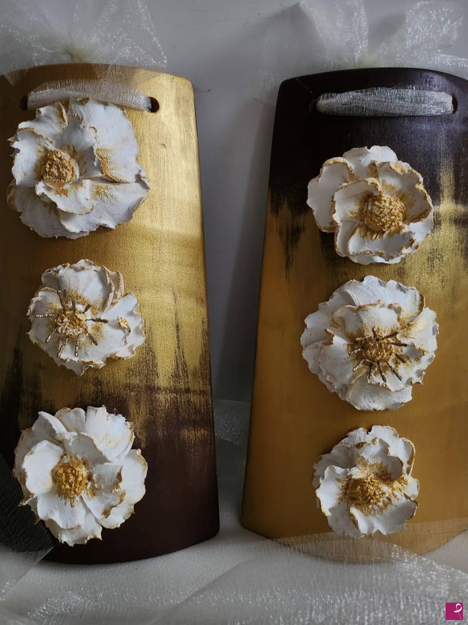 quadri in vendita online - Fiori 3D su tegole 