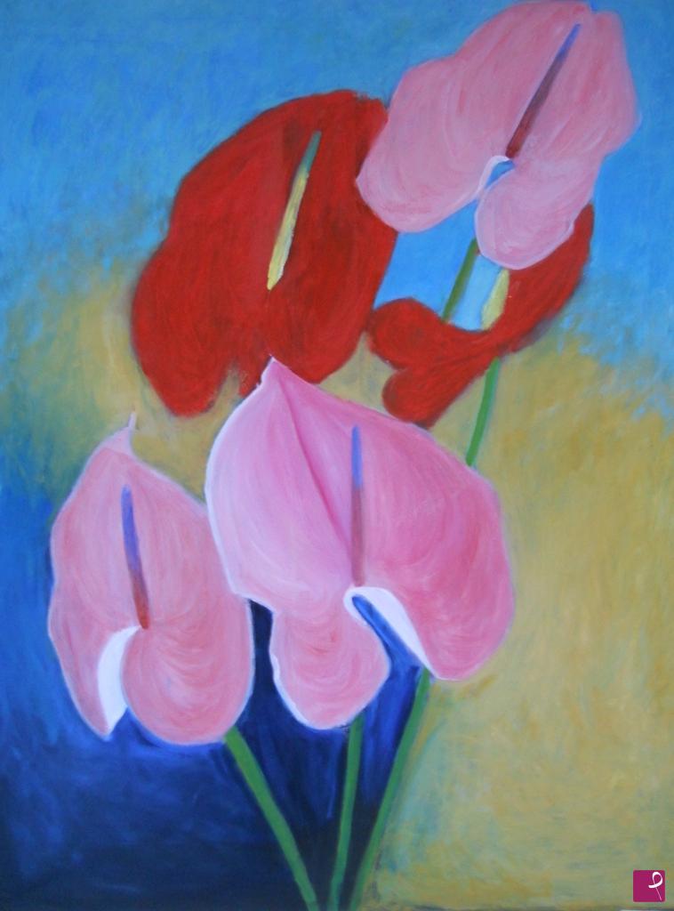 quadri in vendita online - fiori anturium
