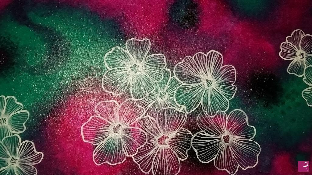 quadri in vendita online - fiori batik