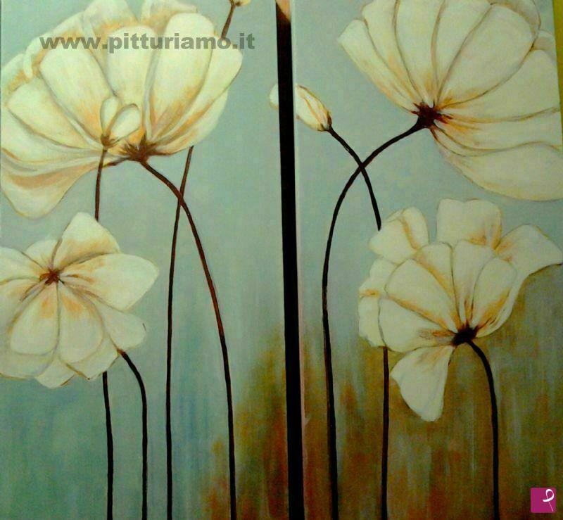 quadri in vendita online - FIORI BIANCHI