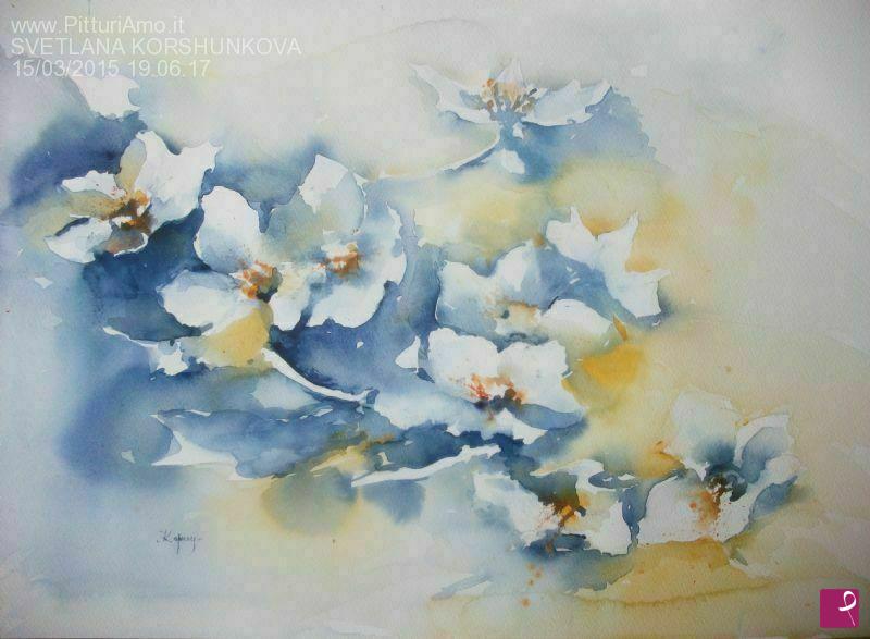 disponibile quadro - fiori bianchi - Svetlana Korshunkova ...