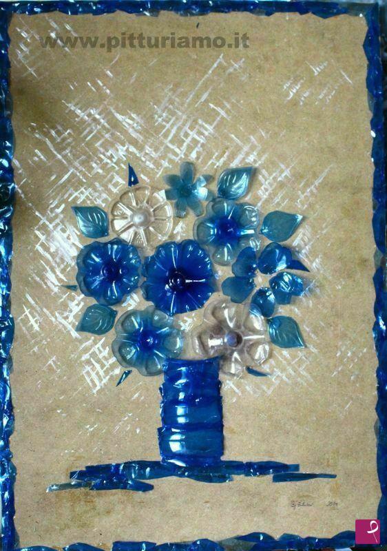 quadri in vendita online - Fiori blu