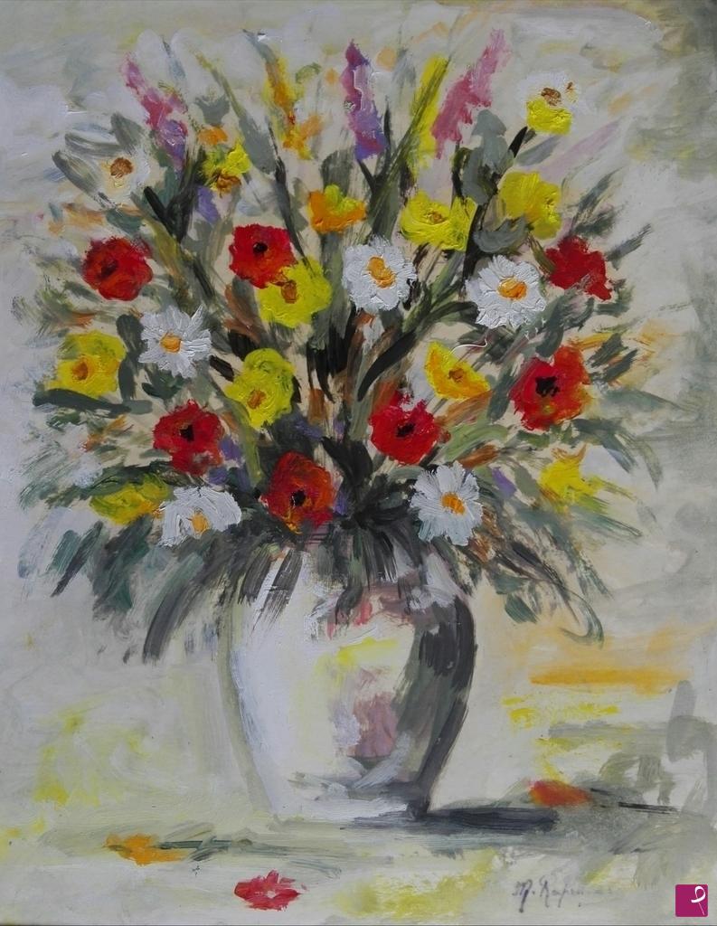 quadri in vendita online - Fiori campestri