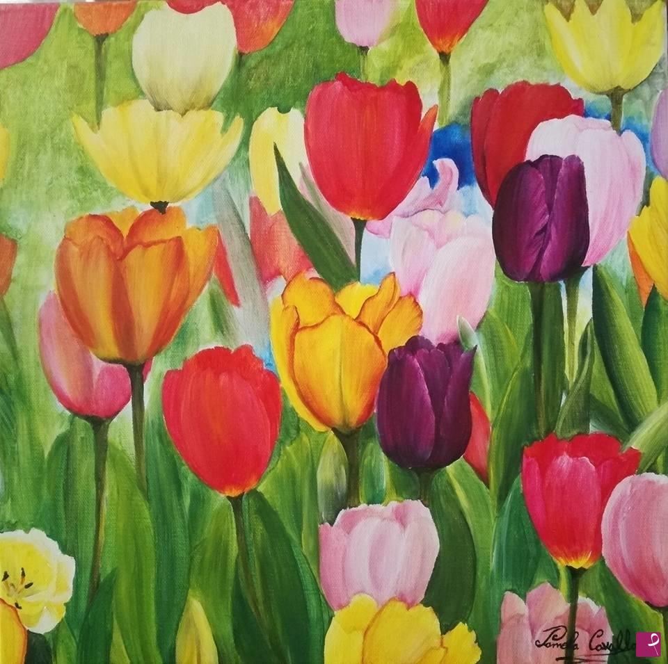 quadri in vendita online - Fiori, colori, amore I